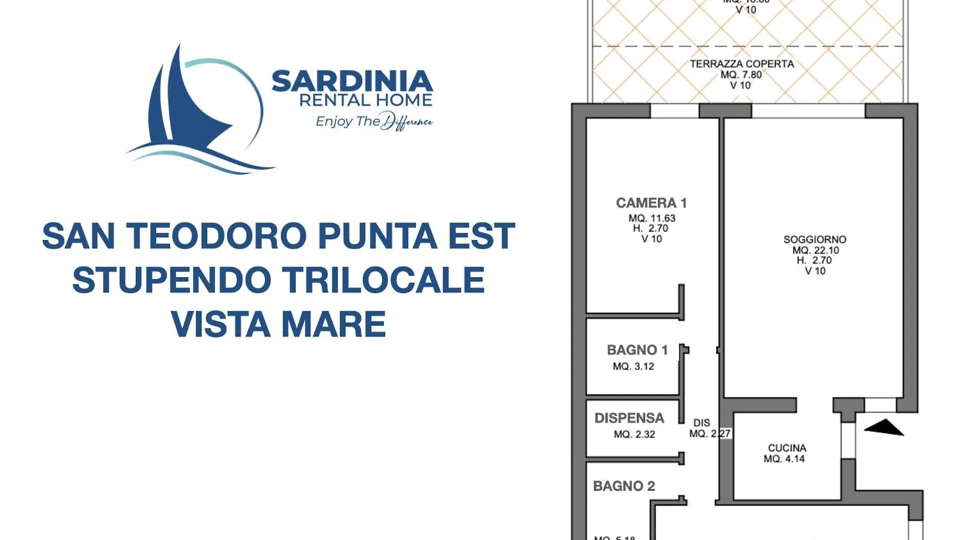 San Teodoro Punta Est Stupendo Trilocale Vista Mare Apartment Capo Coda Cavallo
